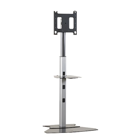 Chief Chief MF1-US Floor Stand for Flat Panel Display - Up to 125lb Flat Panel Display - Silver MF1US